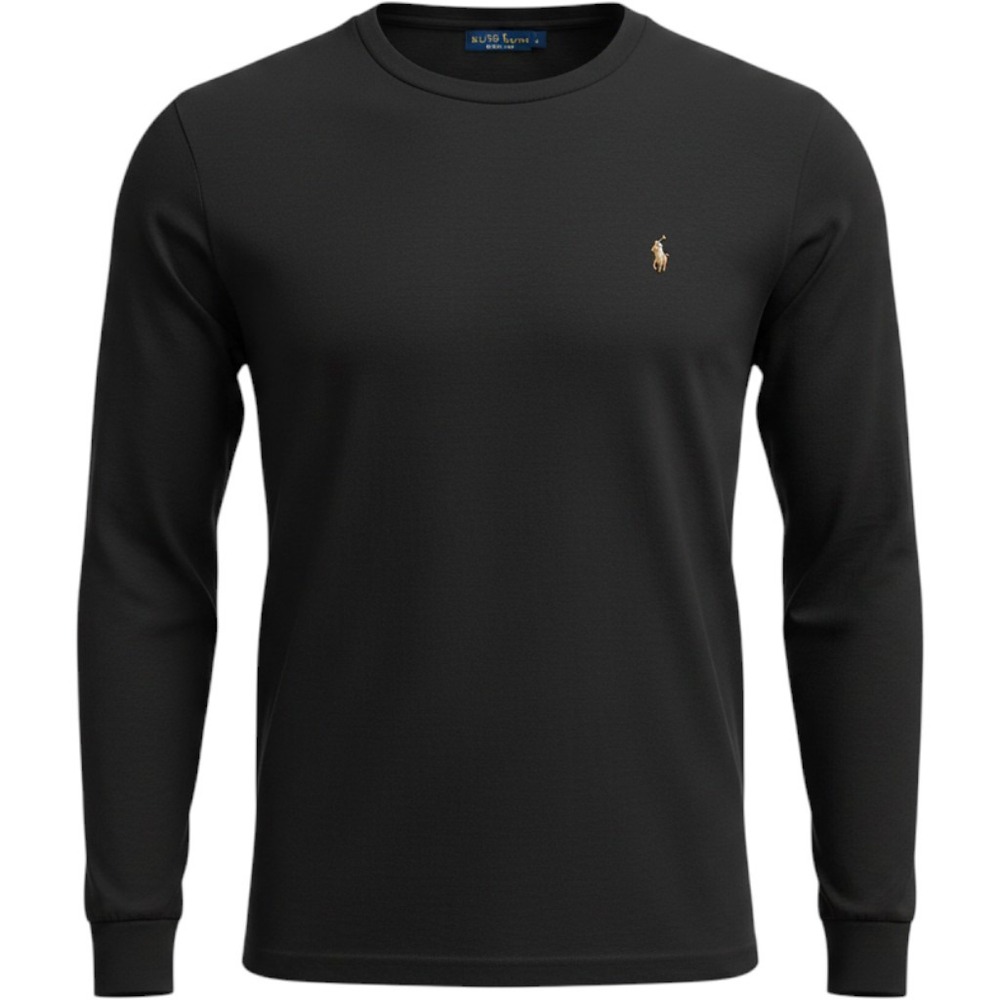 POLO RALPH LAUREN Classic Fit Long Sleeve Embroidered Logo T-Shirt Large